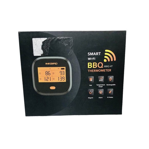 Inkbird WiFi Grill Thermometer, Wireless BBQ Thermometer for Grilling Roasting - Picture 1 of 2